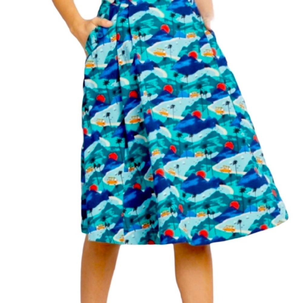 Modcloth Road Trip skirt by Emily and Fin